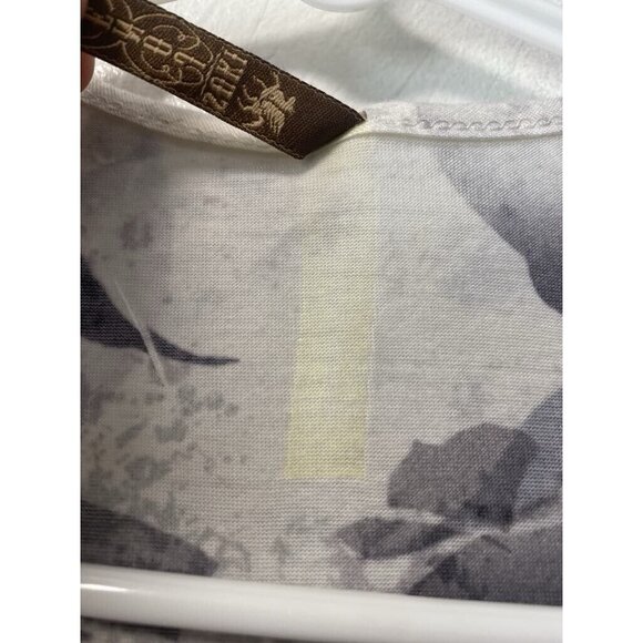 Suki Jones Colorful Racerback‎ Party Tunic Top Size Large Floral Boho Beach - Picture 7 of 8